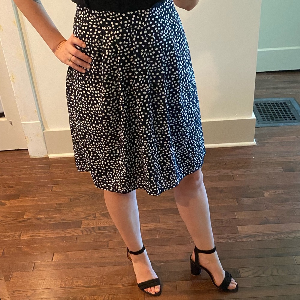 Skirt | NAVY + WHITE